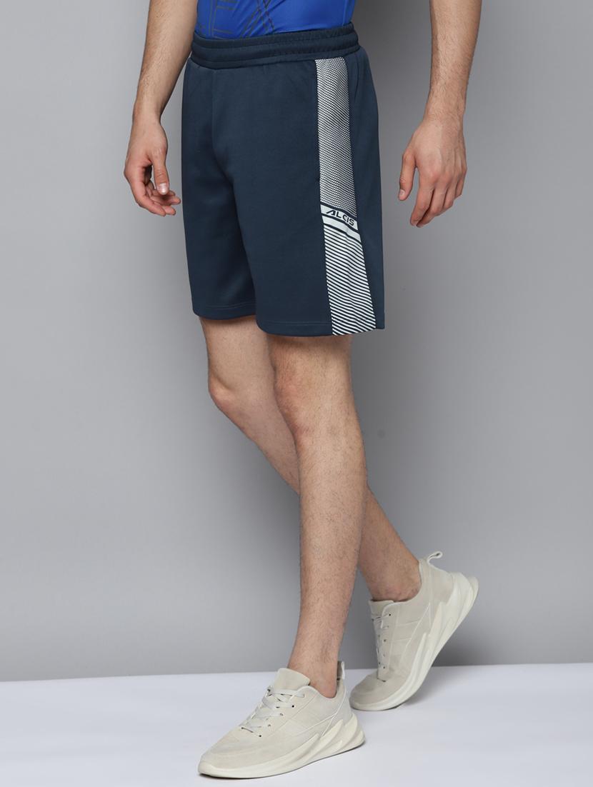teal color-blocked short - 18346311 -  Standard Image - 1