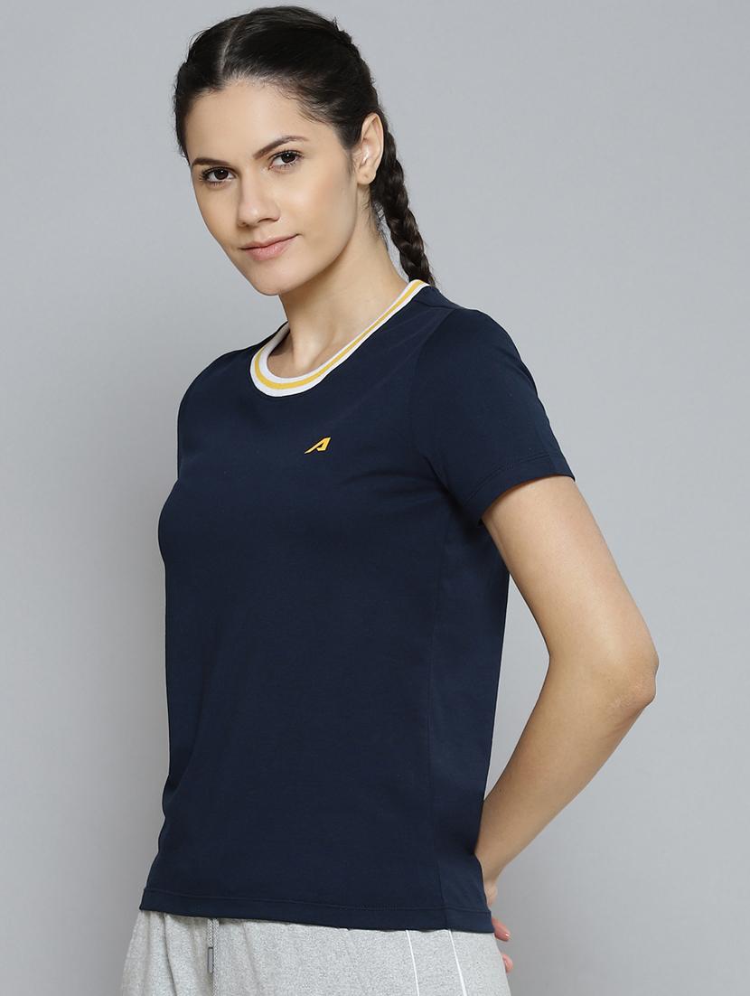 round neck typography tee - 18346358 - Standard Image - 1