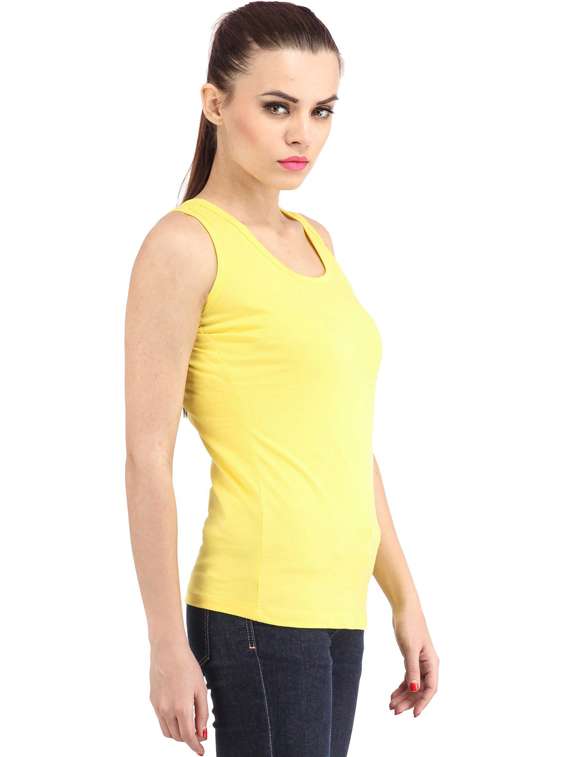 sleeveless solid regular top - 18347405 - Standard Image - 1