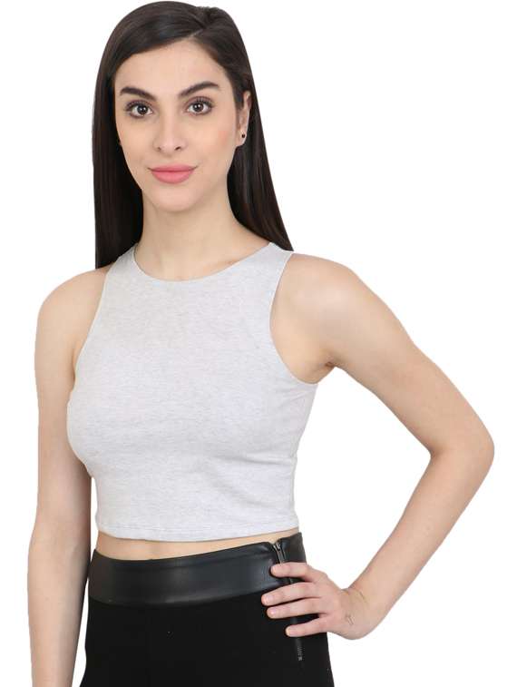 sleeveless solid regular top - 18347412 - Zoom Image - 0