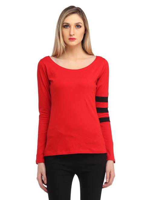 long sleeved solid regular top - 18347490 - Standard Image - 0