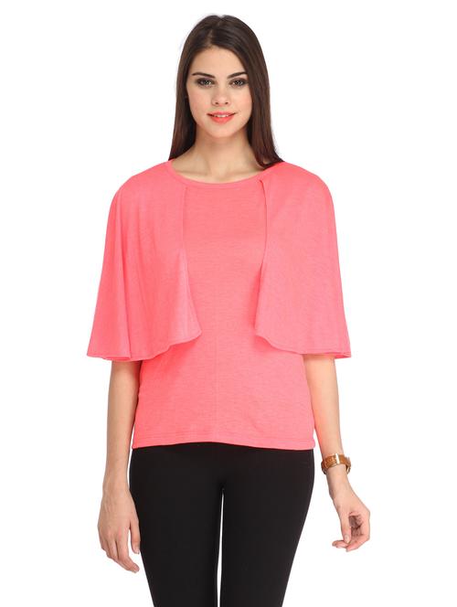 cape sleeved solid top - 18347515 -  Standard Image - 0
