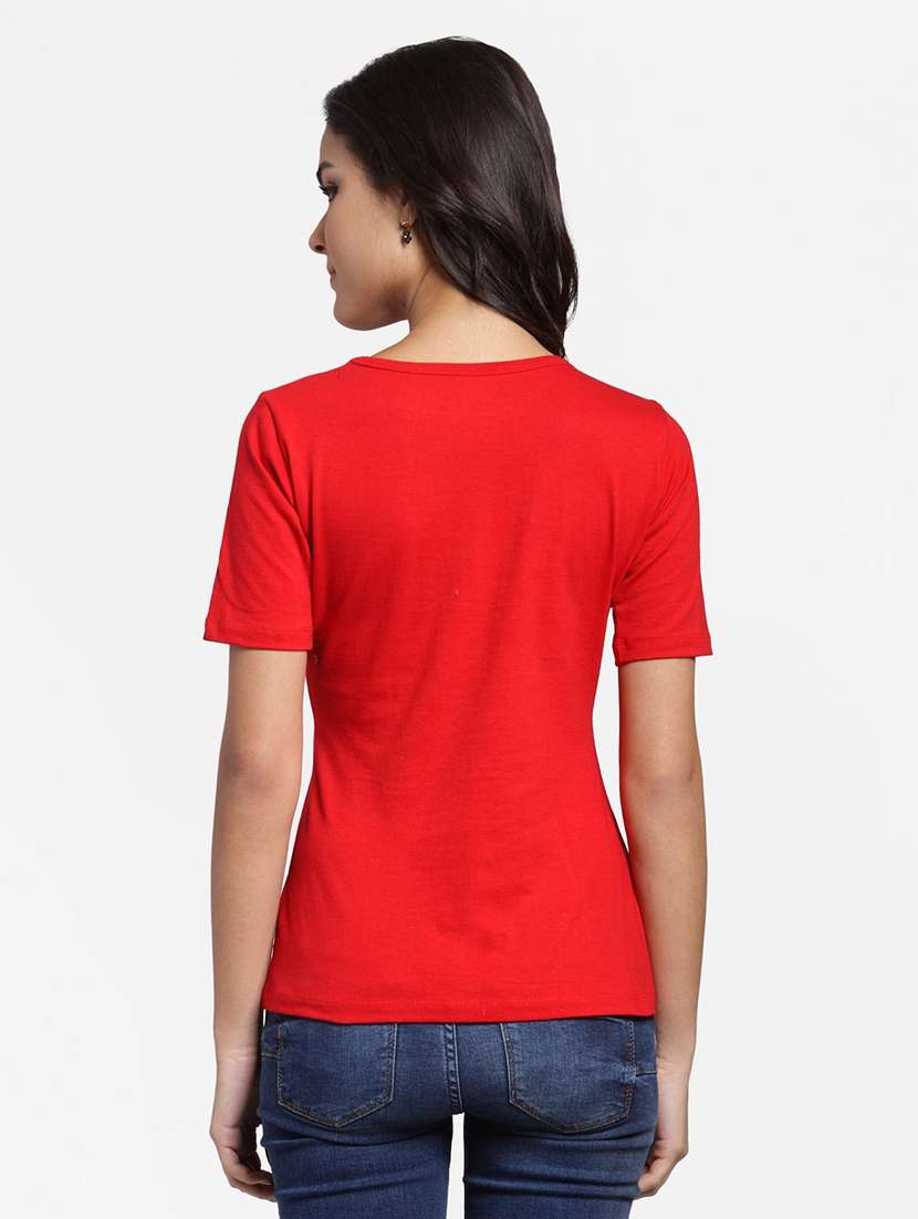 round neck solid top  - 18347535 -  Standard Image - 1