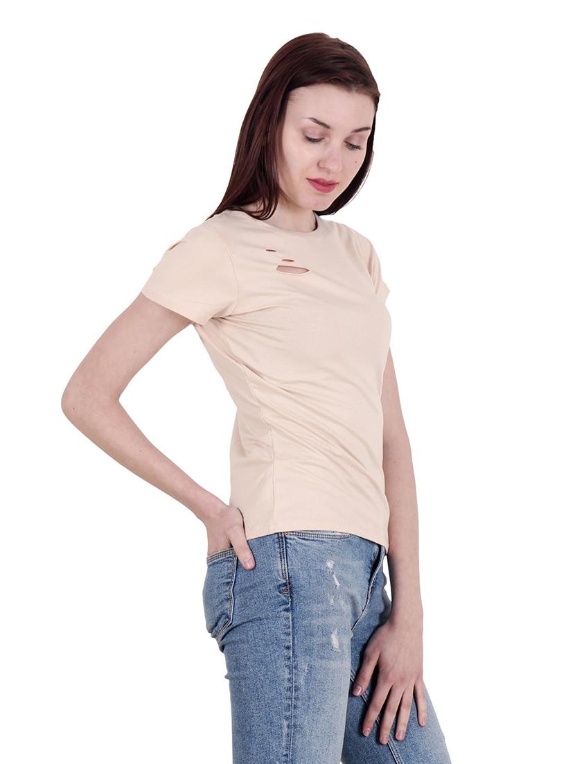 ripped detail solid top - 18347614 - Standard Image - 1