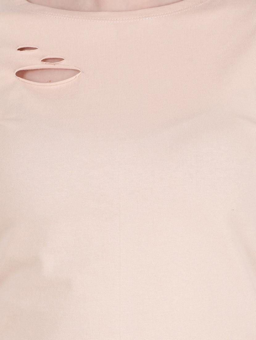 ripped detail solid top - 18347614 - Standard Image - 4