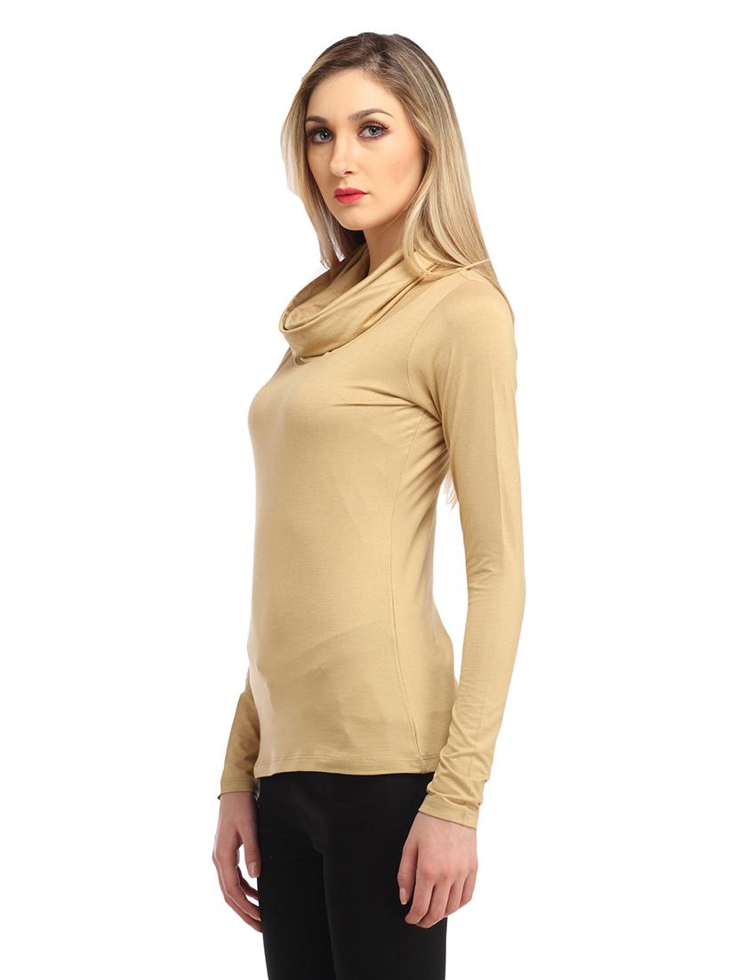 cowl neck solid  top - 18347641 -  Standard Image - 1