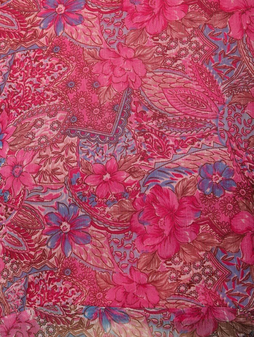 side slit floral tunic - 18347853 - Standard Image - 4