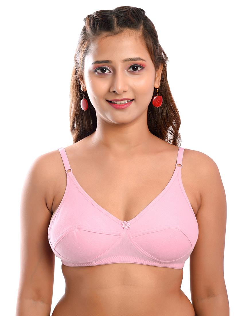 pack of 2 solid regular bra - 18347985 -  Standard Image - 1