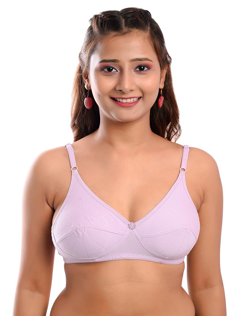 pack of 2 solid regular bra - 18347999 - Standard Image - 1