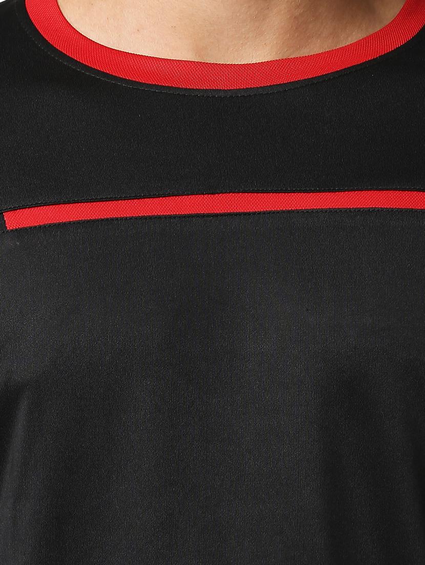 black solid t-shirt - 18349166 - Standard Image - 4