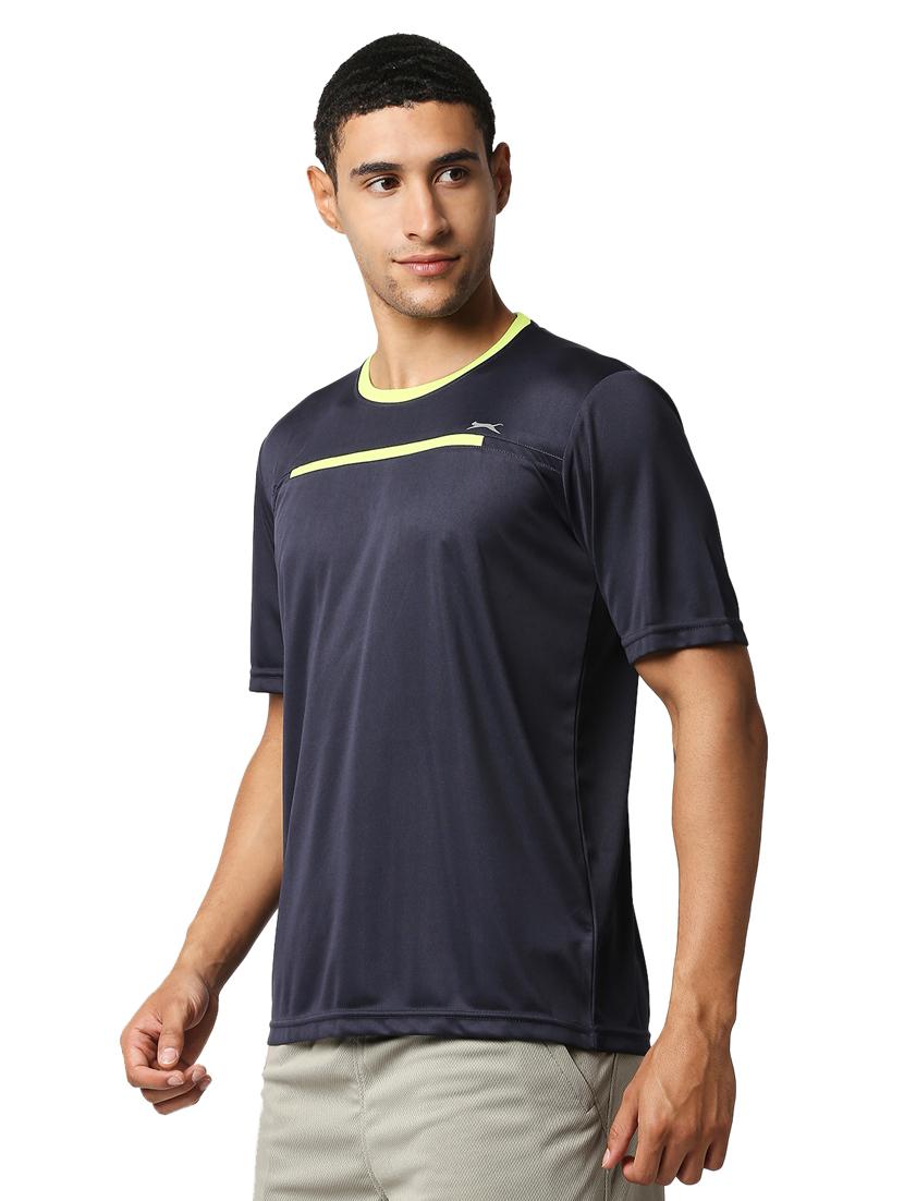 navy blue solid t-shirt - 18349169 -  Standard Image - 1