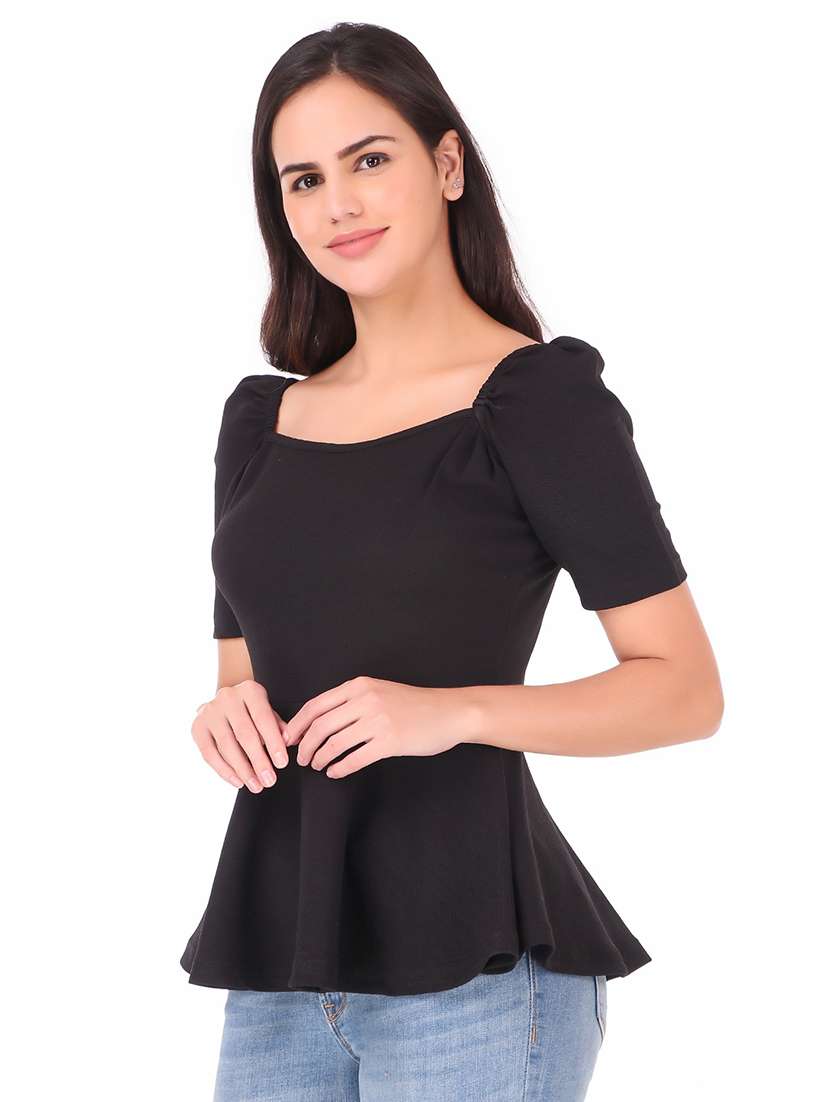 square neck  solid top  - 18349306 -  Standard Image - 1