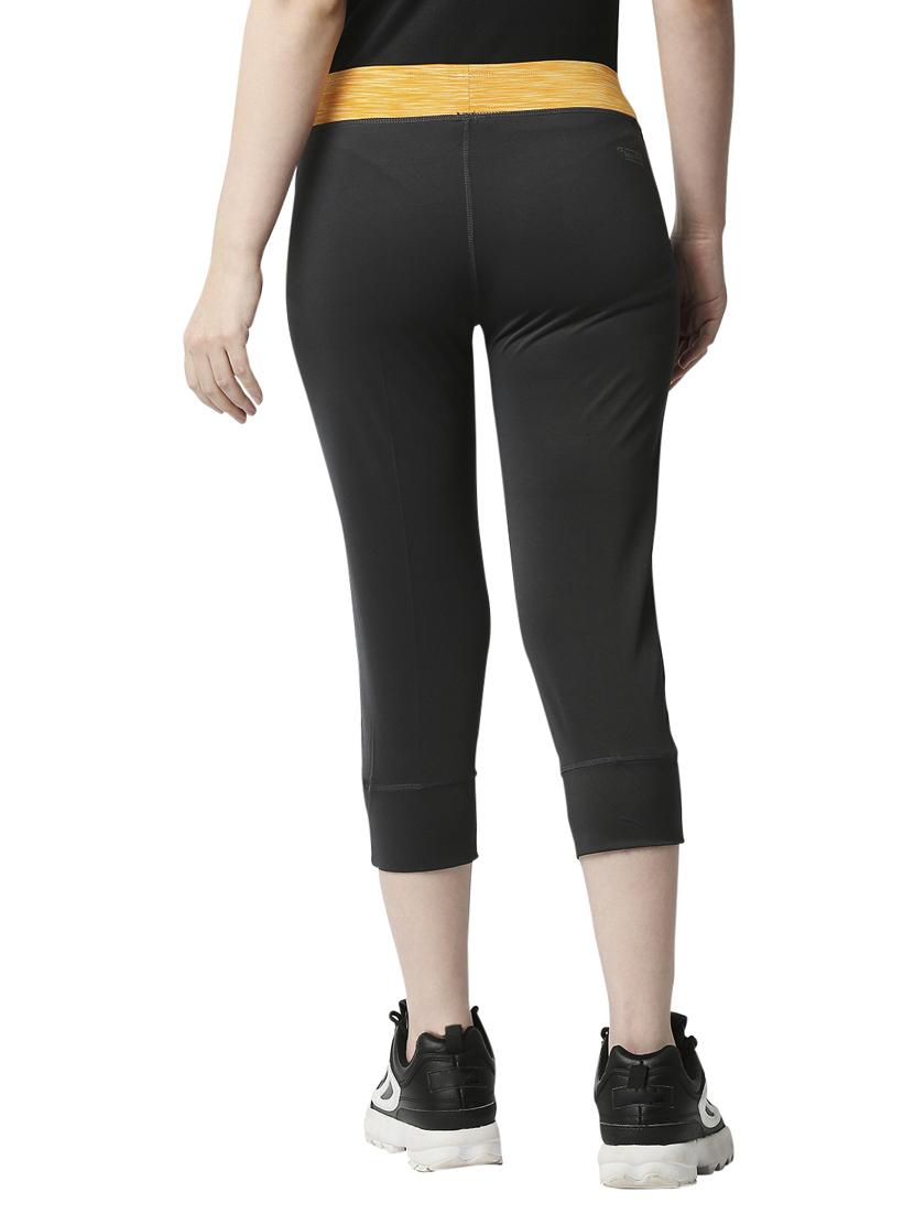 grey solid leggings capri - 18351329 -  Standard Image - 1