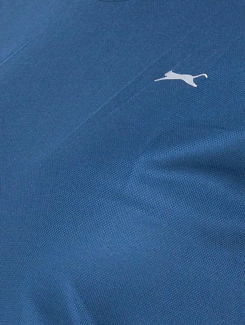 round neck solid sports tee - 18351359 - Standard Image - 4