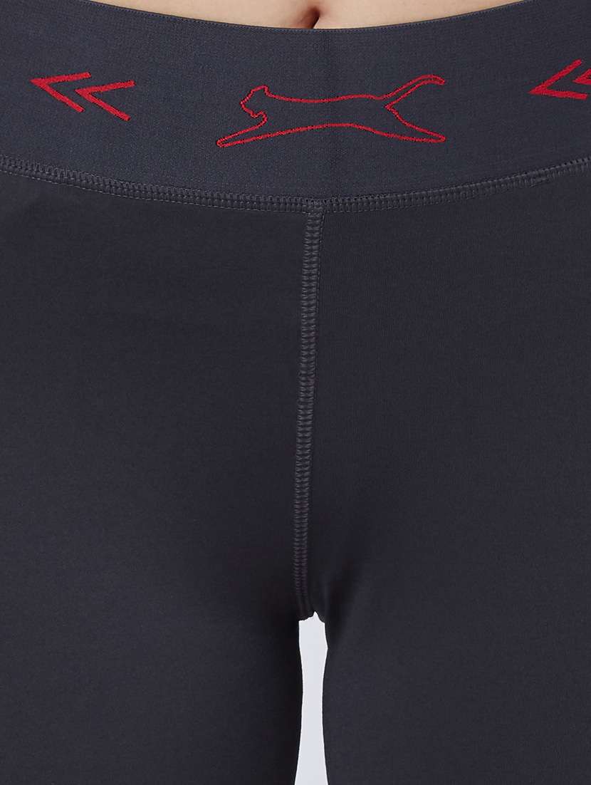navy blue solid spandex track pant - 18351563 - Standard Image - 4