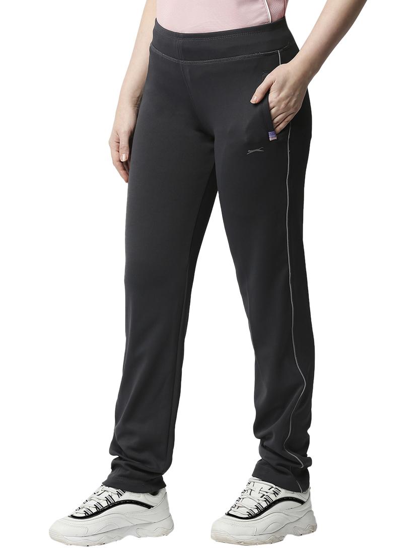 grey solid track pant - 18351576 -  Standard Image - 1