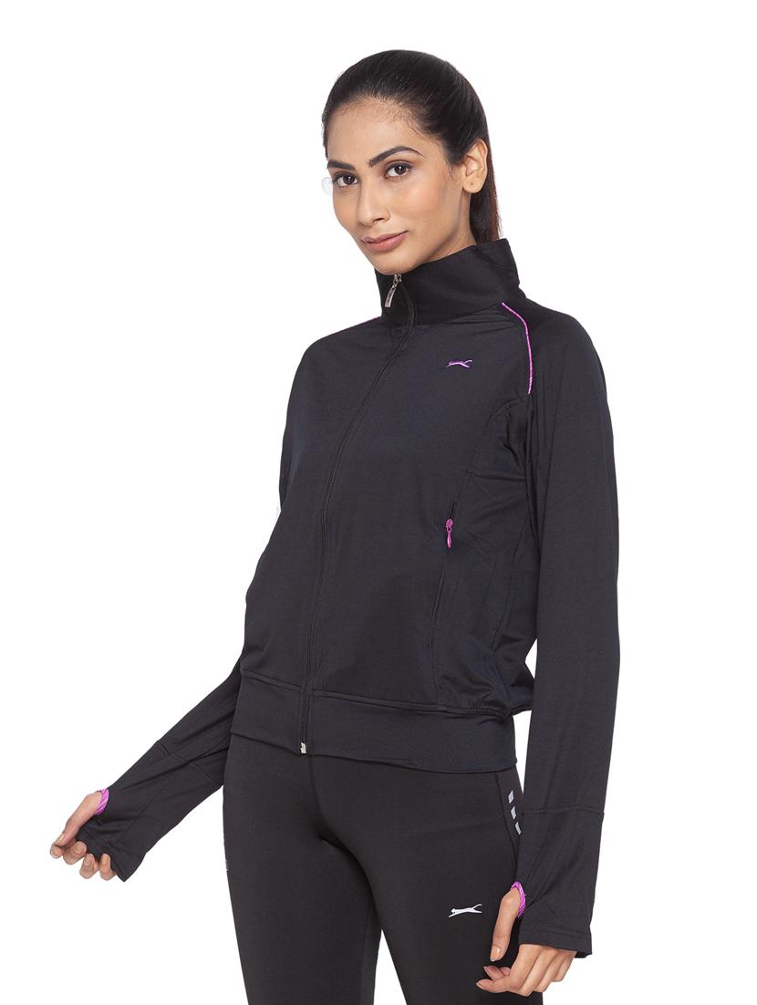 long sleeved solid regular jacket - 18351661 - Standard Image - 1