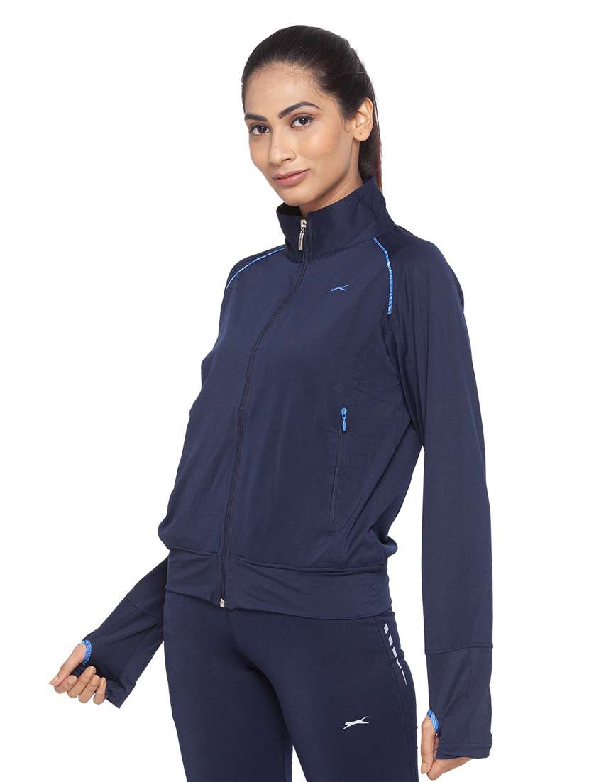 long sleeved solid regular jacket - 18351663 - Standard Image - 1