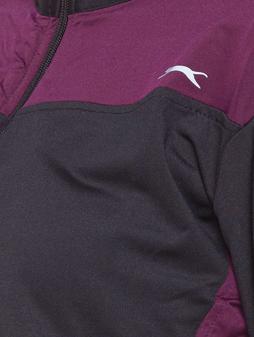long sleeved color block regular jacket - 18351665 - Standard Image - 4