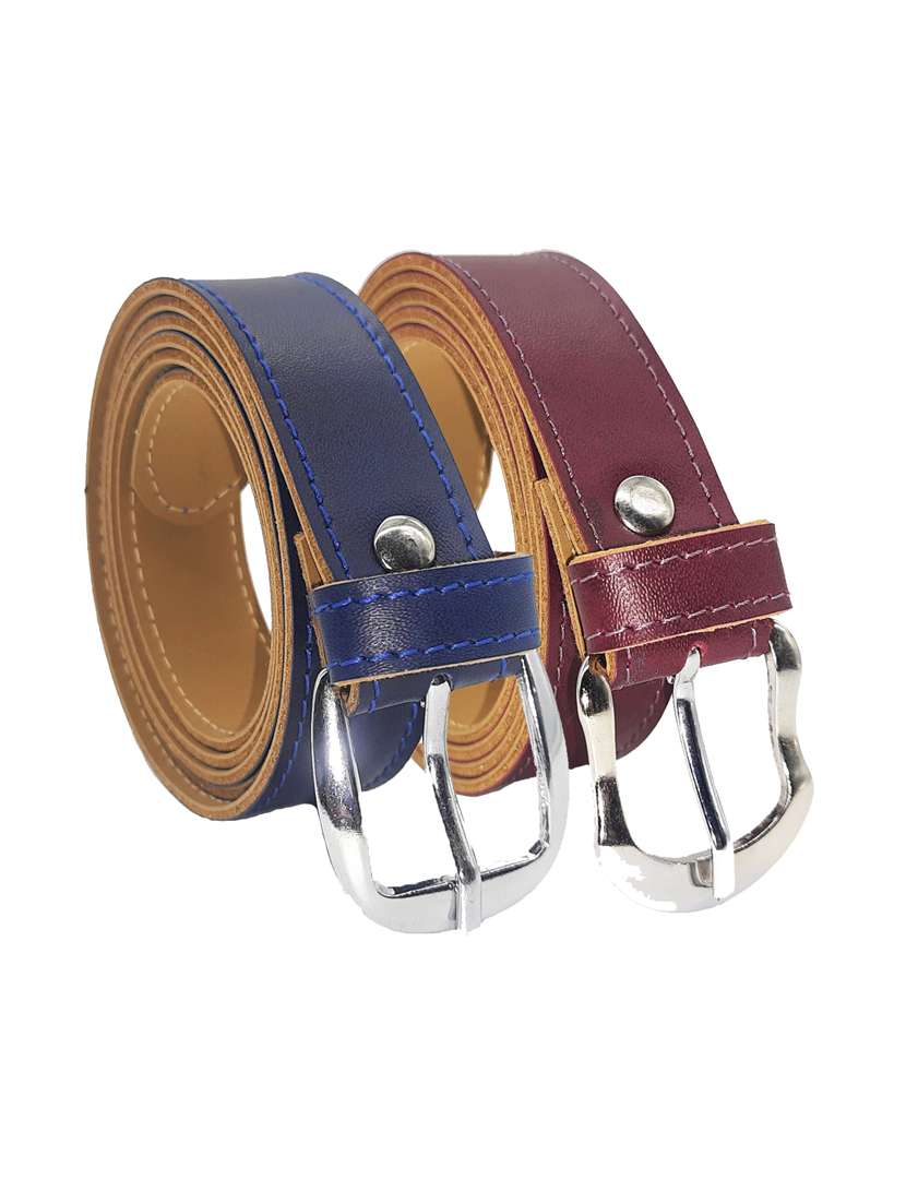 pack of 2 multi colored belt - 18351724 -  Standard Image - 1