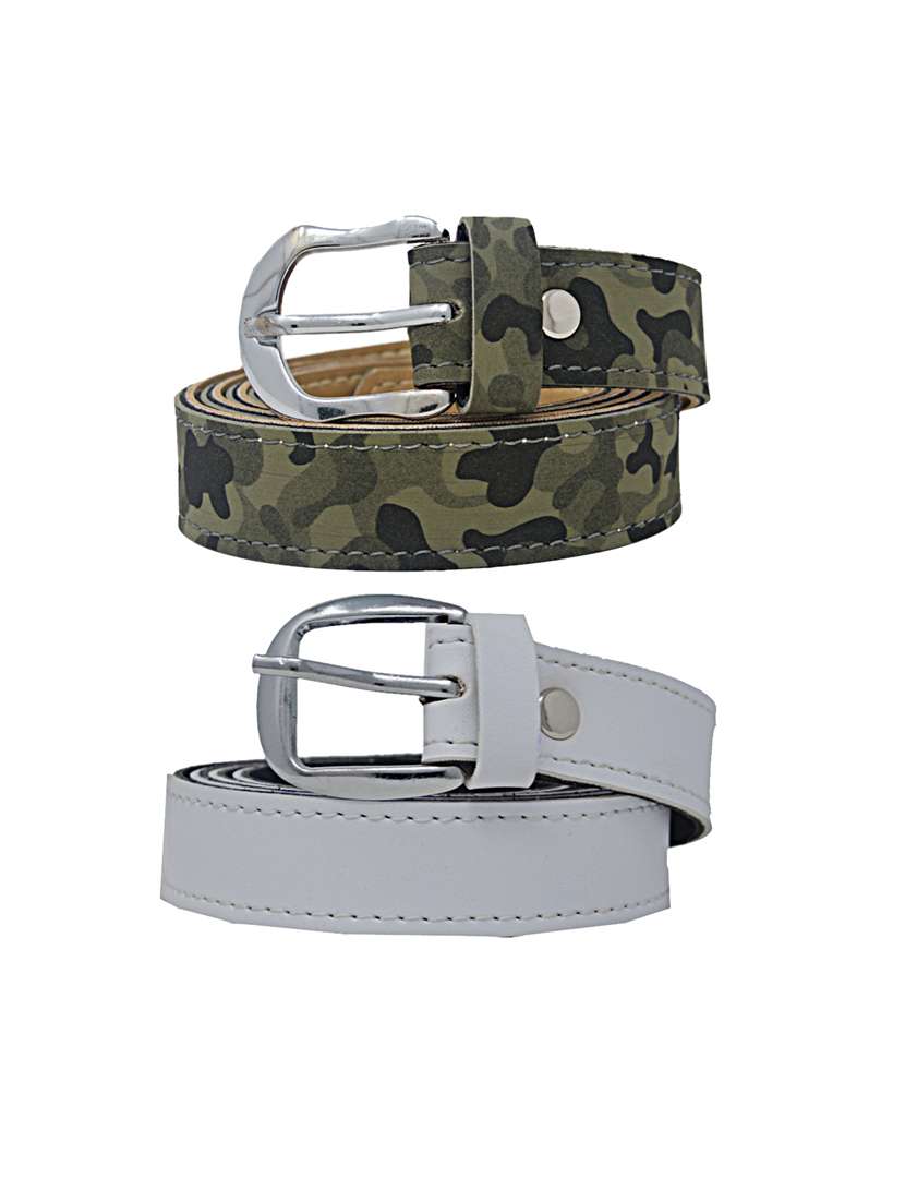 pack of 2 multi colored belt - 18351726 -  Standard Image - 1