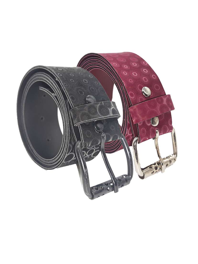 pack of 2 multi colored belt - 18351740 -  Standard Image - 1
