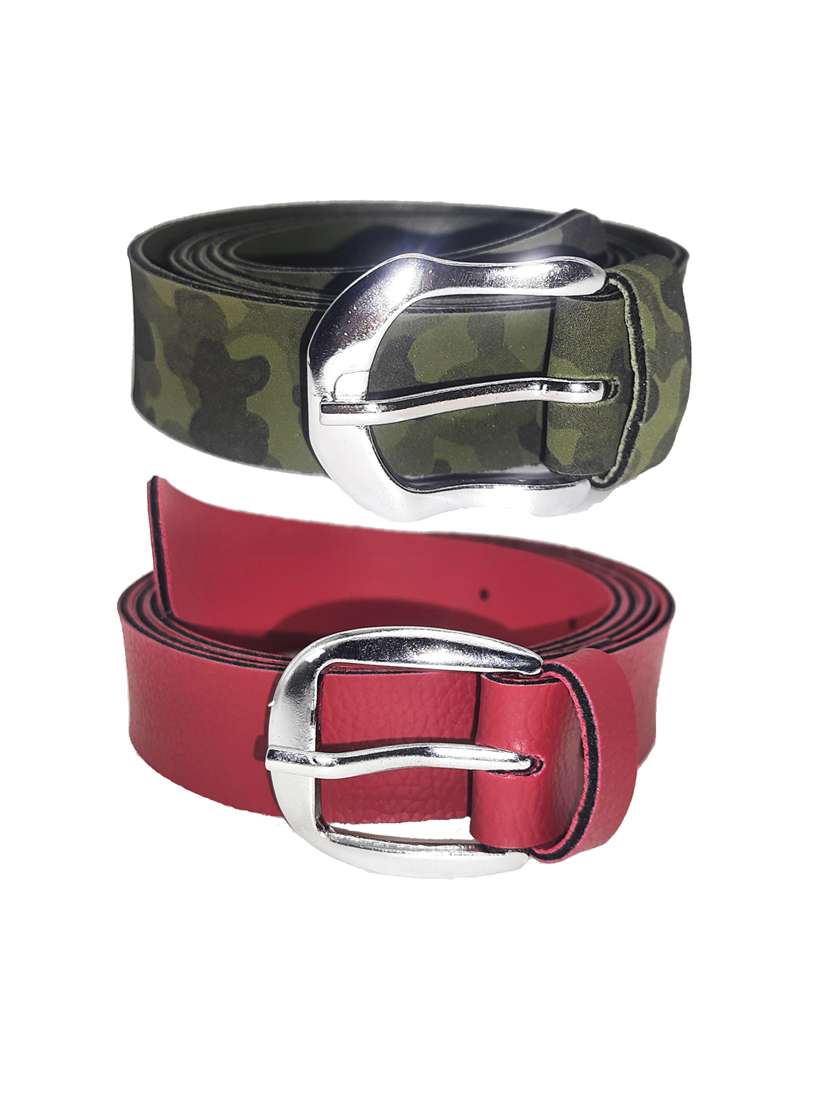 multi colored leatherette (pu belt