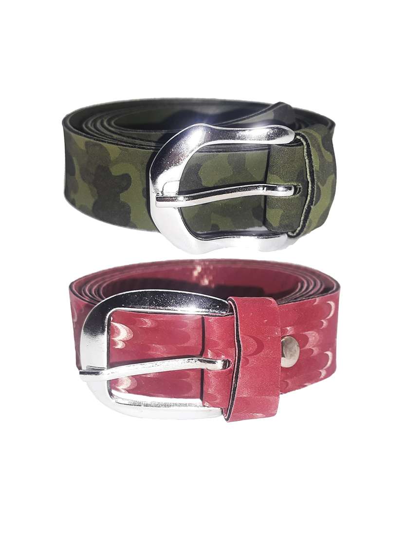 multi colored leatherette (pu belt - 18351748 - Zoom Image - 0