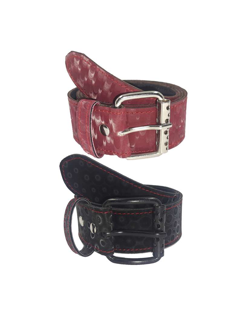 multi colored leatherette (pu belt
