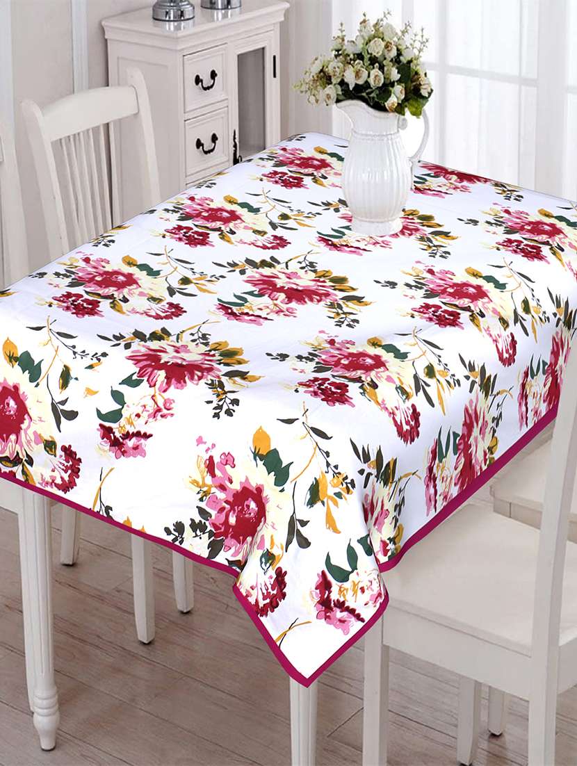 texstylehome pure cotton jaipuri style 4 seater table cloth