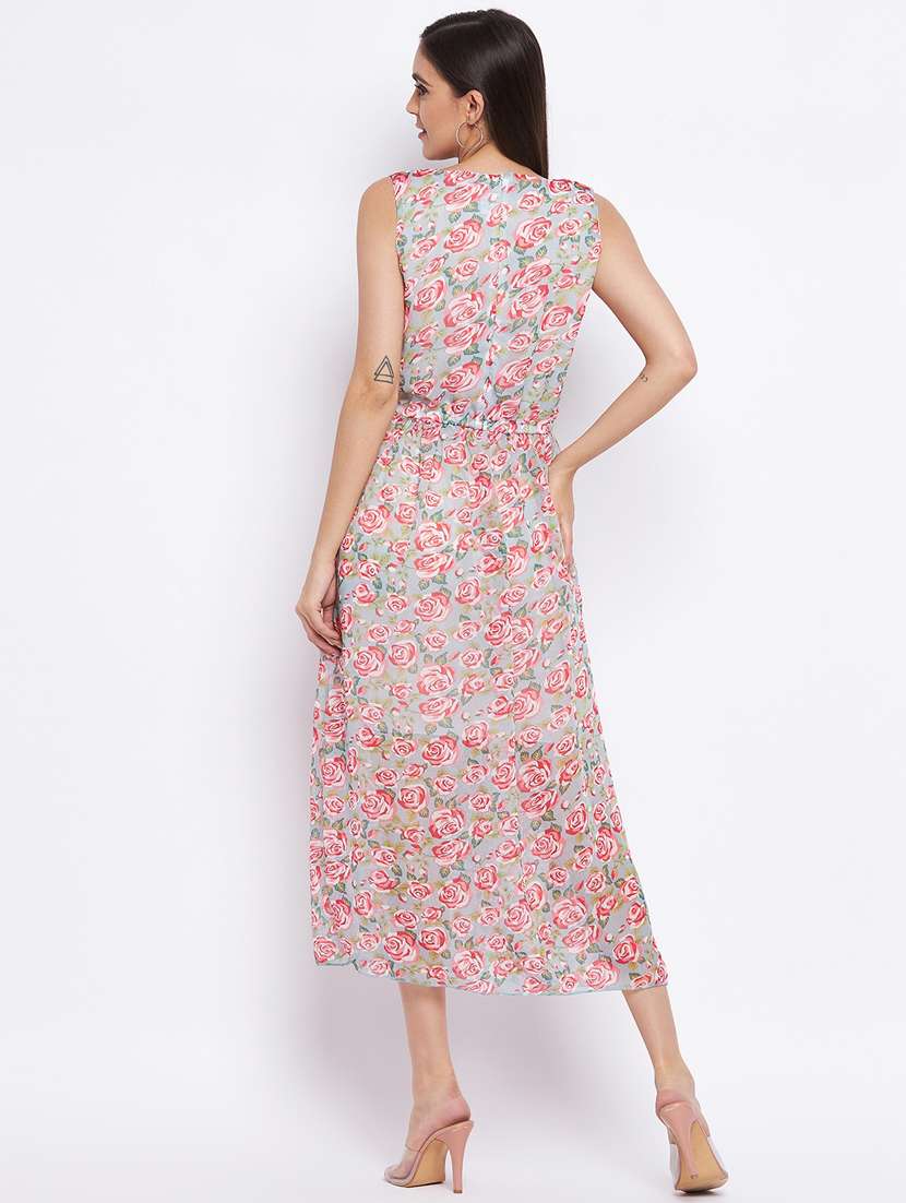 women's fit & flare floral dress - 18354937 -  Standard Image - 4