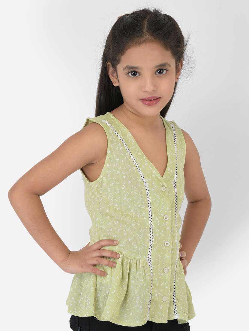 girls v-neck top - 18355333 -  Standard Image - 1