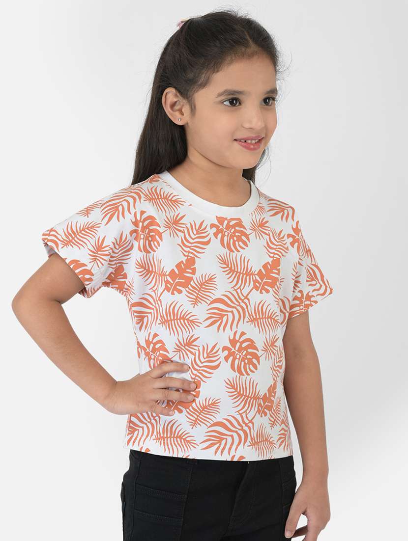 white printed regular tee - 18355337 -  Standard Image - 1