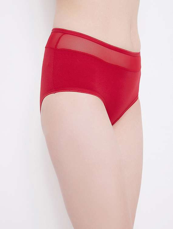 mid rise solid hipster panty - 18355503 -  Standard Image - 1