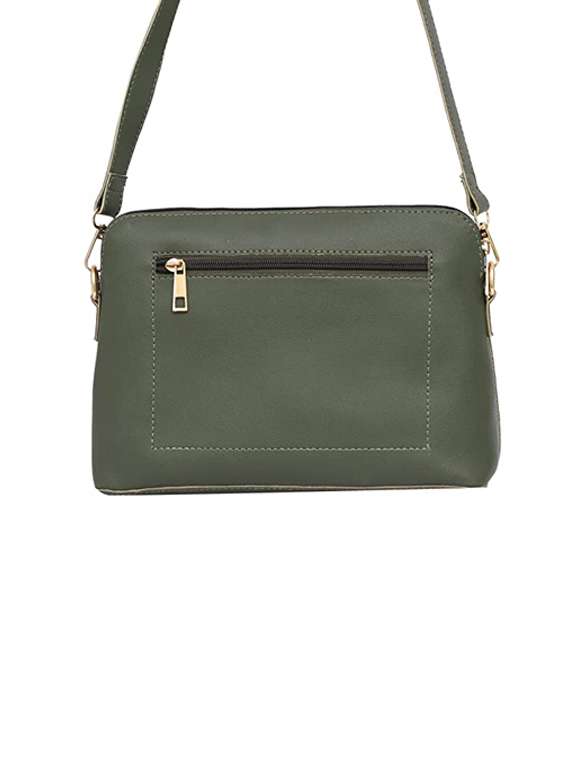 green striped regular sling bag - 18355913 -  Standard Image - 1