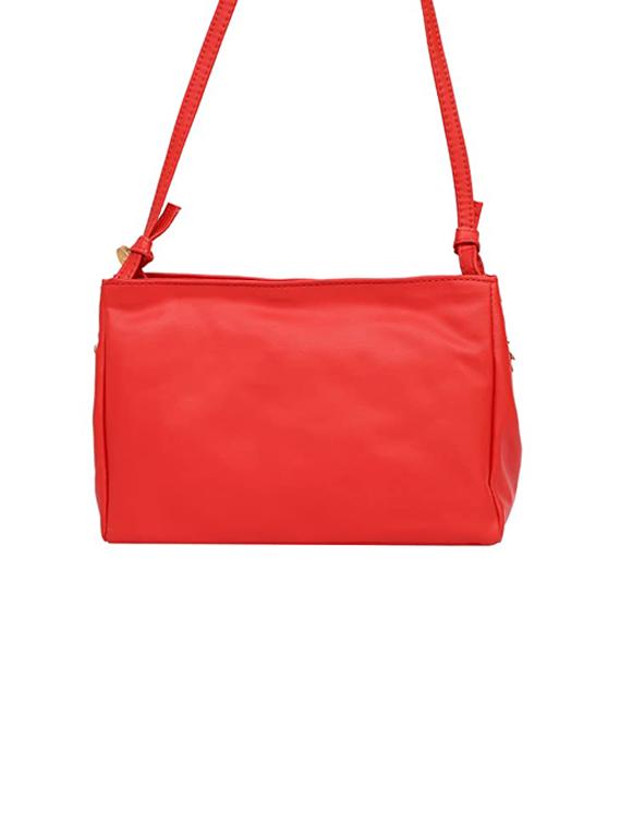 red solid regular sling bag - 18355923 - Standard Image - 1