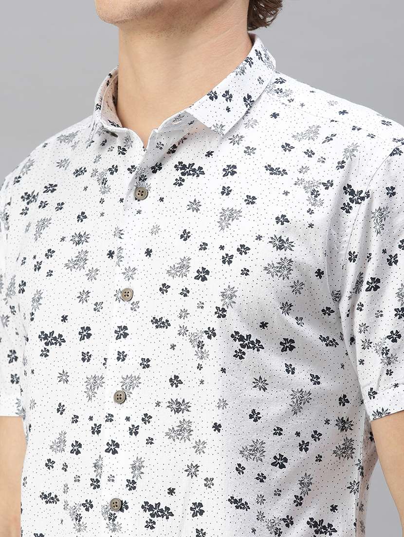 mens florals casual shirt - 18356090 - Standard Image - 4