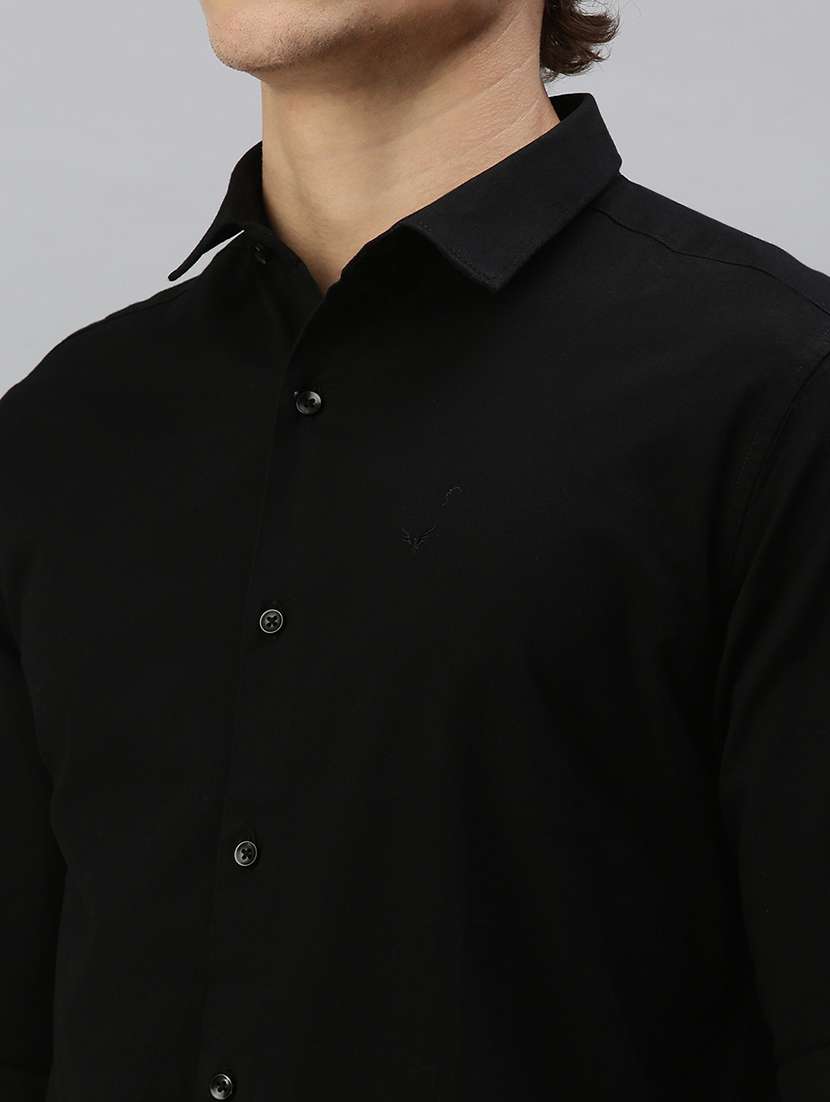 mens solid casual shirt - 18356099 -  Standard Image - 4