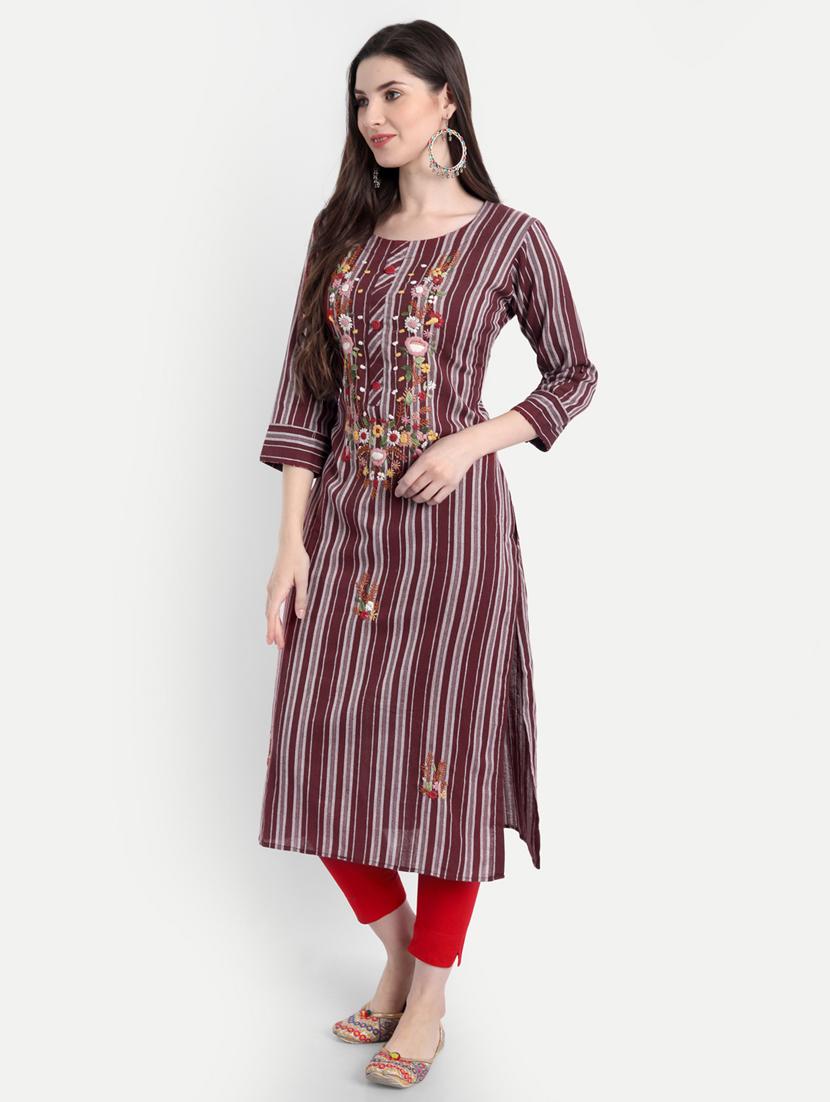 women's straight kurta - 18356332 - Zoom Image - 0