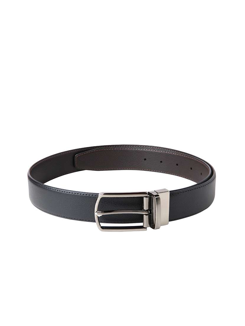 black leatherette belt