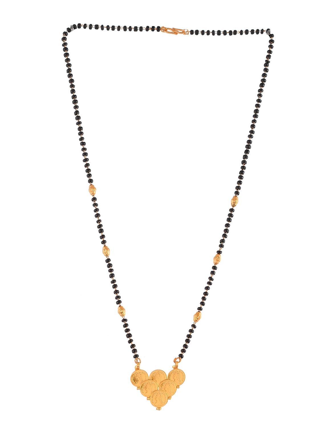 gold beads mangalsutra - 18358641 -  Standard Image - 1