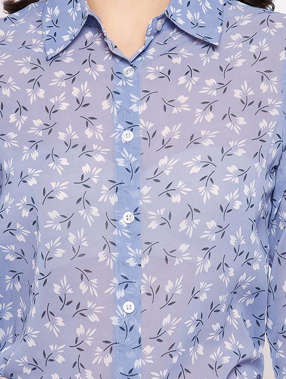 long sleeved printed shirt - 18359156 - Standard Image - 4