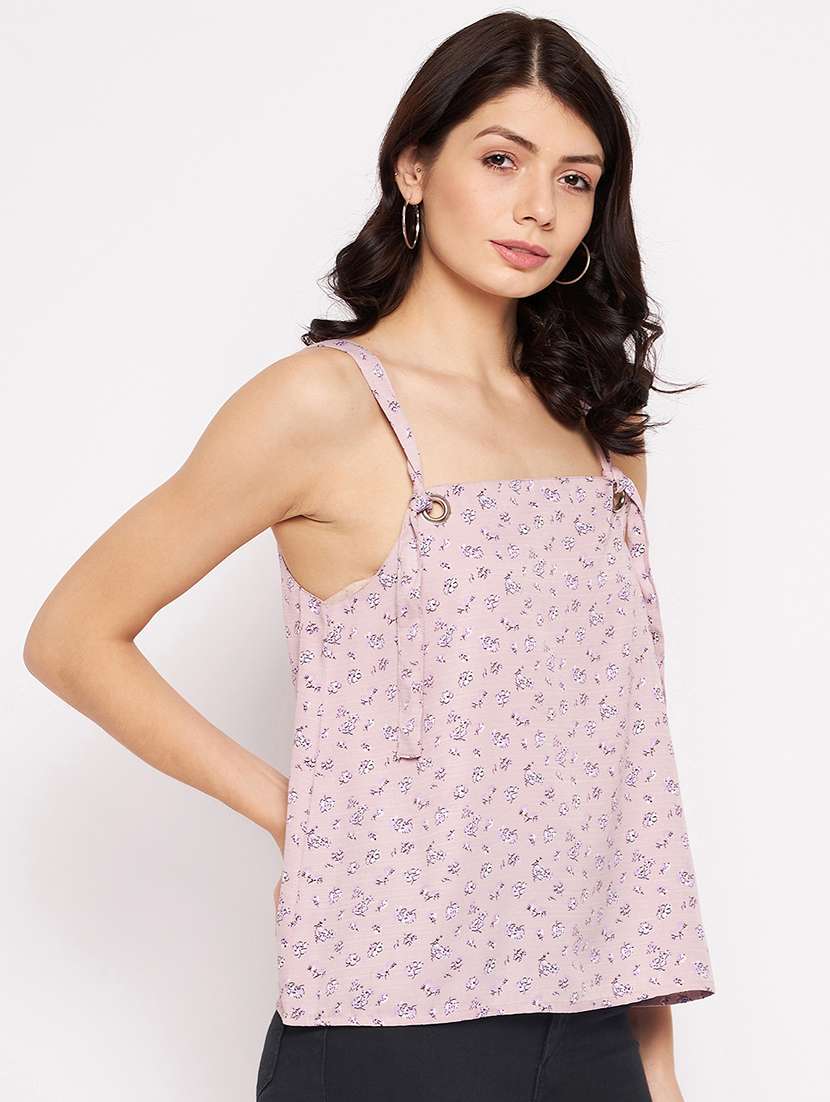 women's straight shoulder strap top - 18359163 - Standard Image - 1