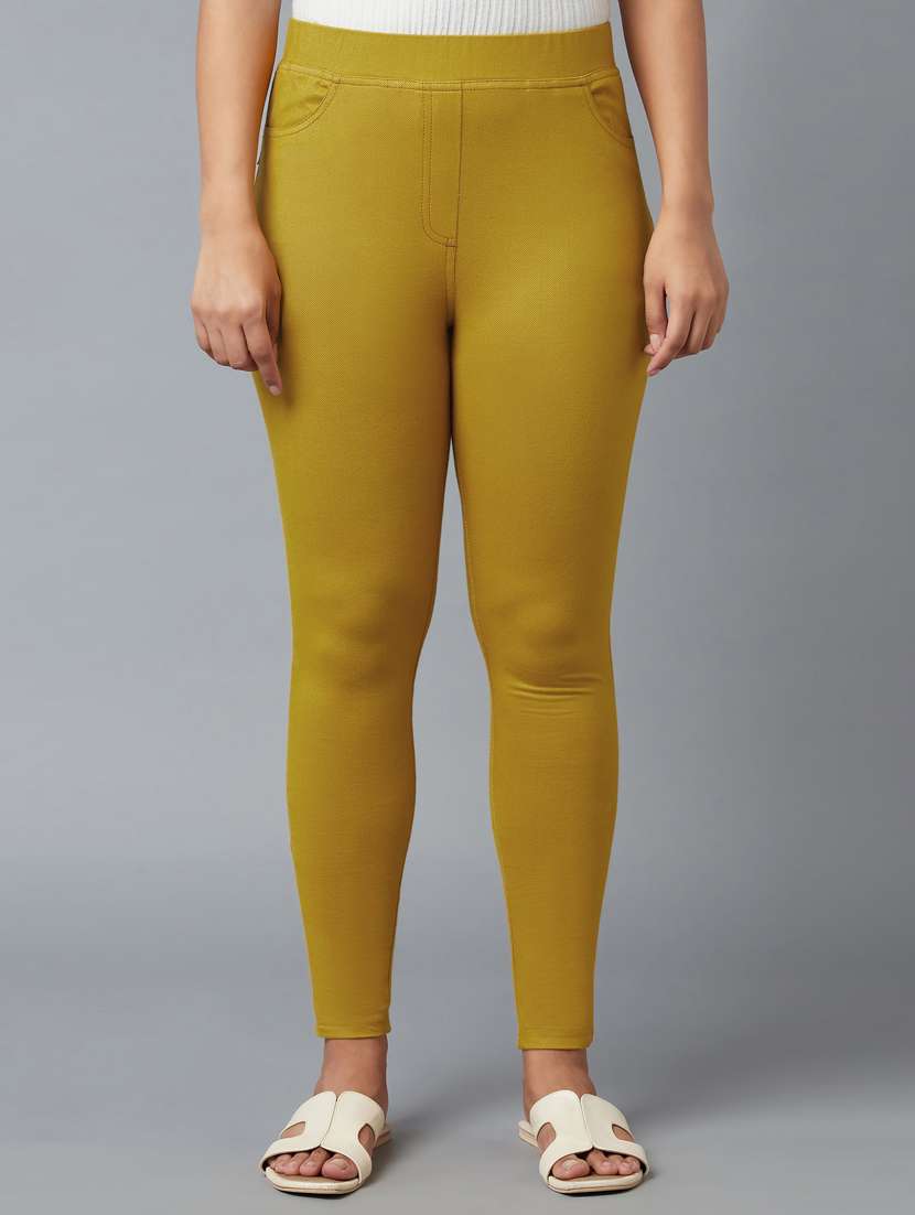 mid rise solid jegging