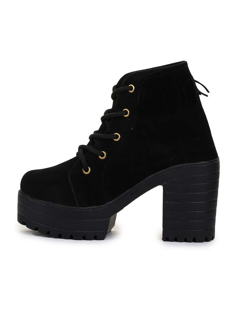 black lace up  boot - 18359439 -  Standard Image - 1