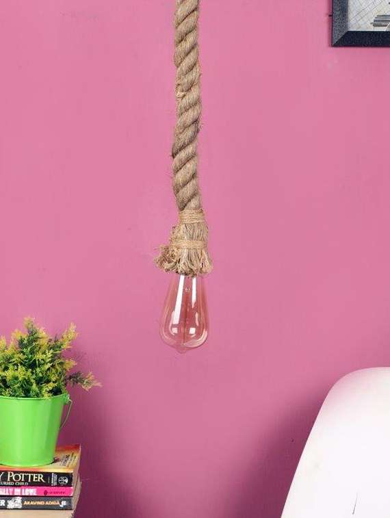traditional khaki iron hanging lights - bulb not included