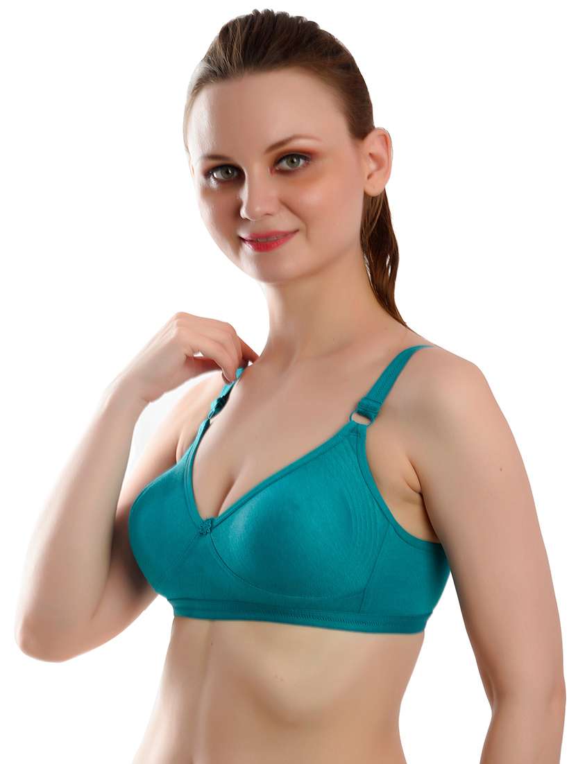 green solid t-shirt bra - 18361549 -  Standard Image - 1