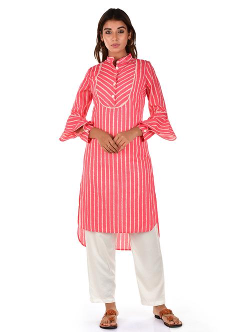 women's asymmetric kurta - 18362824 - Standard Image - 0
