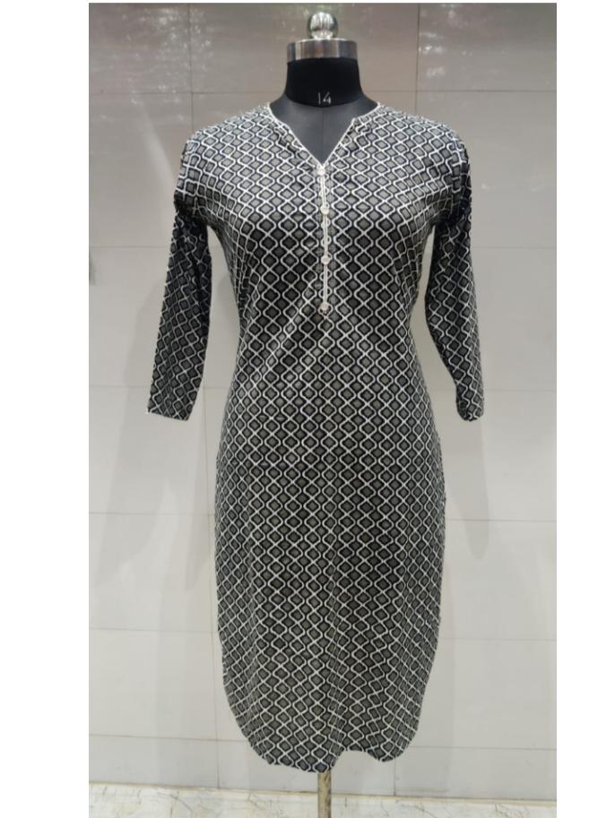 cotton long kurti  - 18362850 -  Standard Image - 1