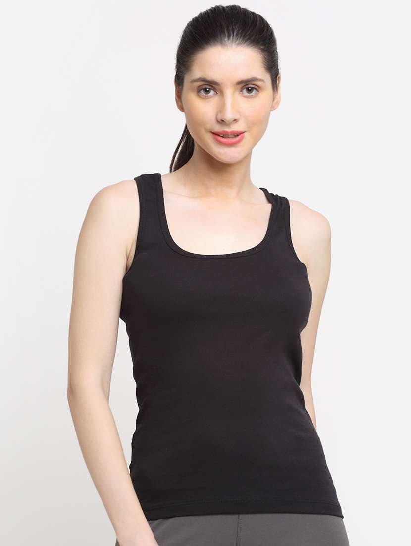 sleeveless solid tank top